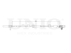 Датчик ABS задний левый photo