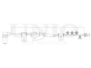 Front right ABS sensor photo