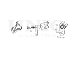 Front left ABS sensor photo