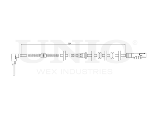 Датчик ABS передний photo