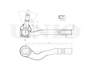 Left tie rod end photo