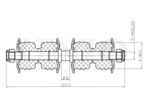 Front stabilizer link photo