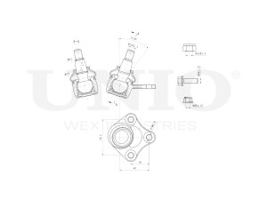 Front lower left ball joint photo