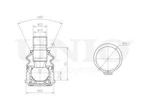 Front lower ball joint photo