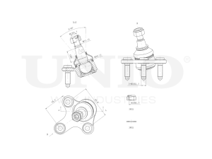 Front lower left ball joint photo