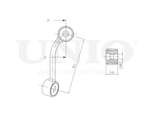 Front left stabilizer link photo
