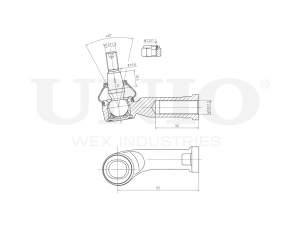 Left tie rod end photo