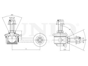 Front right stabilizer link photo