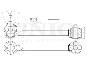 Rear lower transverse suspension arm photo