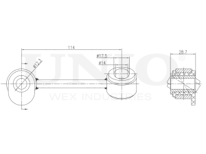 Front right stabilizer link photo