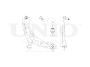 Front lower right suspension arm photo