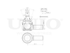 Right tie rod end photo