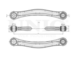 Rear upper left transverse suspension arm photo