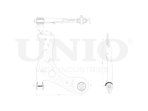 Front lower right transverse suspension arm photo