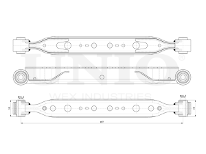 Rear lower left transverse control arm photo