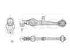 Front lower transverse suspension arm photo