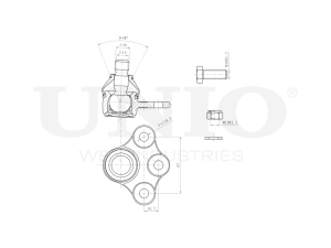 Front lower ball joint photo