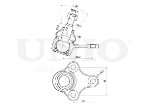 Front lower ball joint photo