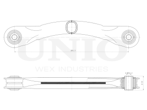 Rear upper transverse suspension arm photo