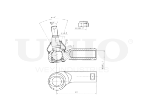 Left tie rod end photo