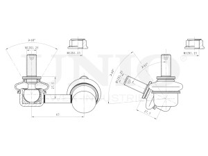 Front left stabilizer link photo