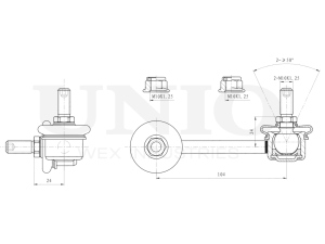 Front left stabilizer link photo