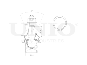 Front lower ball joint photo
