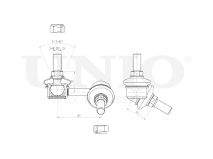 Front left stabilizer link photo