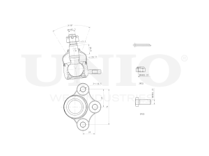 Front upper ball joint photo