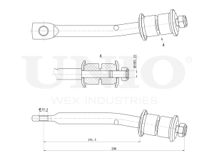 Front right sway bar link photo