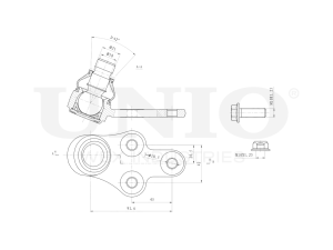 Front lower left ball joint photo
