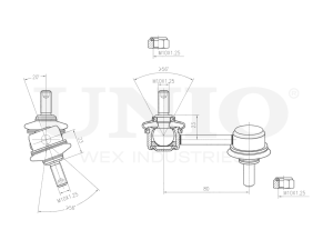 Front left stabilizer link photo