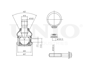 Front lower ball joint photo