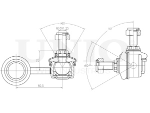 Front left stabilizer link photo