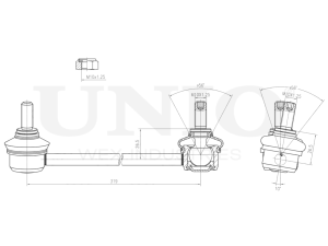 Front left stabilizer link photo