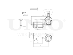 Left tie rod end photo