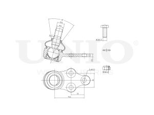 Front lower ball joint photo