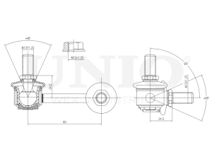 Front right stabilizer link photo