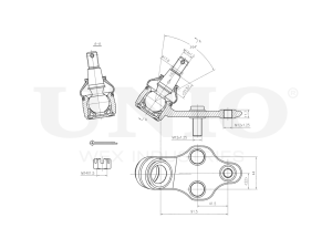 Front lower left ball joint photo