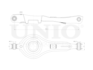 Rear lower transverse suspension arm photo