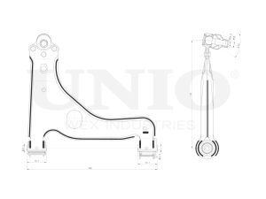 Front lower right transverse suspension arm photo