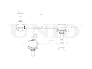 Front left stabilizer link photo