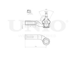 Right tie rod end photo