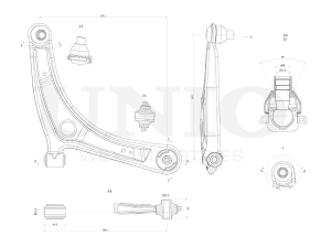 Front lower right transverse control arm photo