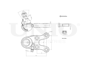 Front lower left ball joint photo