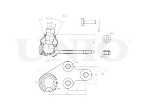 Front lower right ball joint photo