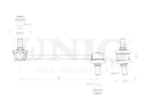 Front left stabilizer link photo