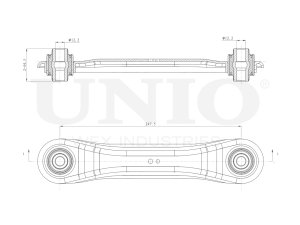 Rear lower longitudinal suspension arm photo
