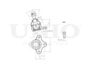 Front upper ball joint photo