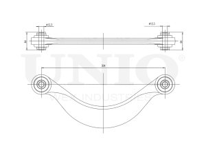 Rear upper longitudinal suspension arm photo